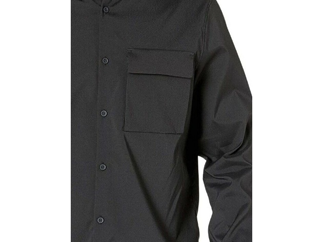 Calvin Klein Men's  Utility Shirt Black Size Extra Large