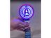 Marvel Avengers Animated LED Light Up Fanimation Show Fan with Candy Inside, 8 Inches