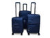 Luan Wave 3-Piece Luggage Set (Navy Blue)