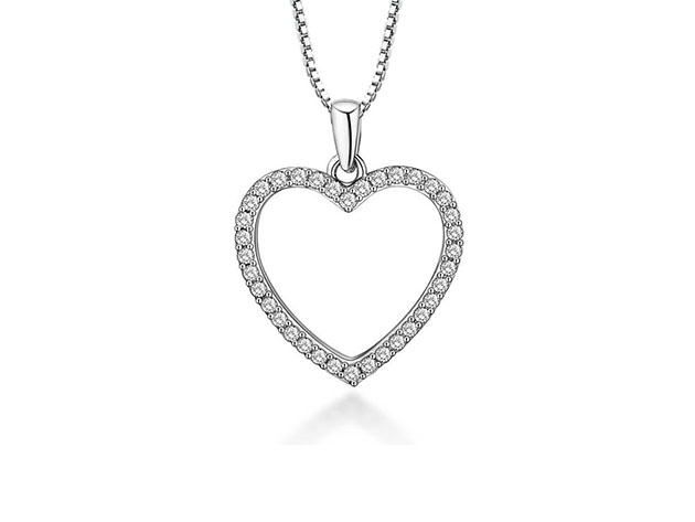 Hollywood Sensation's Open Heart Necklace