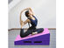 Costway Incline Tumbling Mat Wedge Ramp Gym Fitness Skill Shape Gymnastics Mat W/Handles - Pink