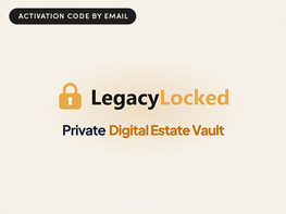 LegacyLocked Digital Estate Planning Vault: Lifetime Subscription