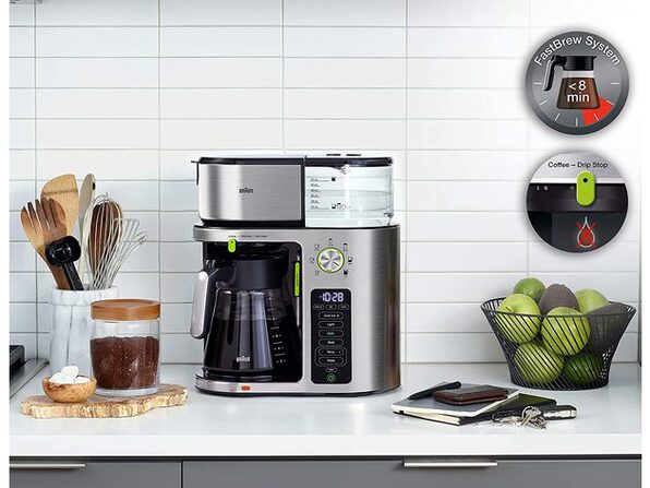 BRAUN MultiServe KF9170SI コーヒーメーカー Amazon.com: Braun MultiServe Coffee Machine 7 Programmable