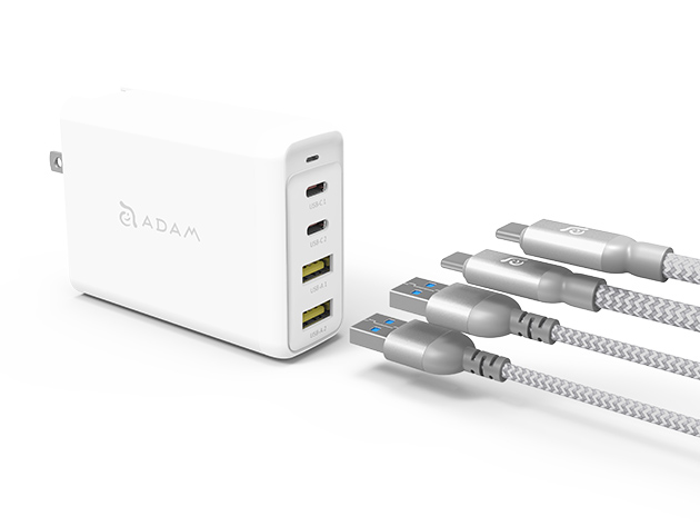 OMNIA Q4 4-in-1 Wireless Charging Station (OMNIA Pro 100/White)