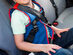 WhizRider Portable Car Seat for Kids (Blue/Large)