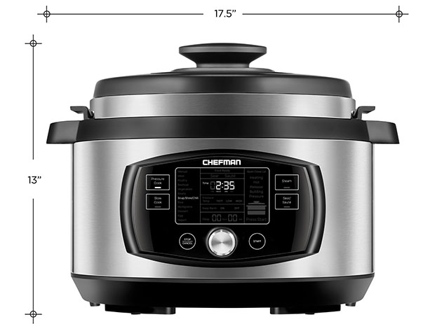 Chefman Multi-Function Oval Pressure Cooker