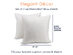 Cheer Collection Down & Feather Throw Pillow Inserts (26"x26"/2-Pack) 