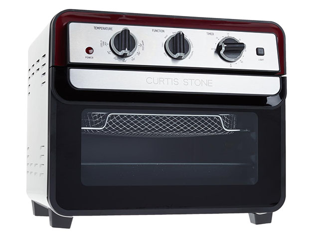 Curtis Stone Dura-Electric 22L Air Fryer Oven - Red (Refurbished)