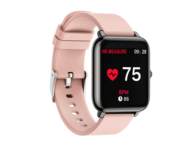OXITEMP Smart Watch with Live Oximeter (Pink)