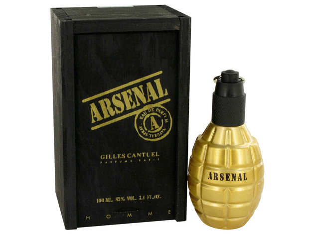 Arsenal Gold by Gilles Cantuel Eau De Parfum Spray 3.4 oz for Men