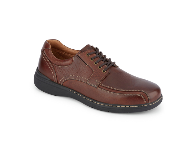 Dockers Mens Maclaren Leather Dress Casual Oxford Shoe - 12 M Briar