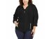 Karen Scott Women's Plus Size French Terry Jacket  Black Size 2 Extra Large