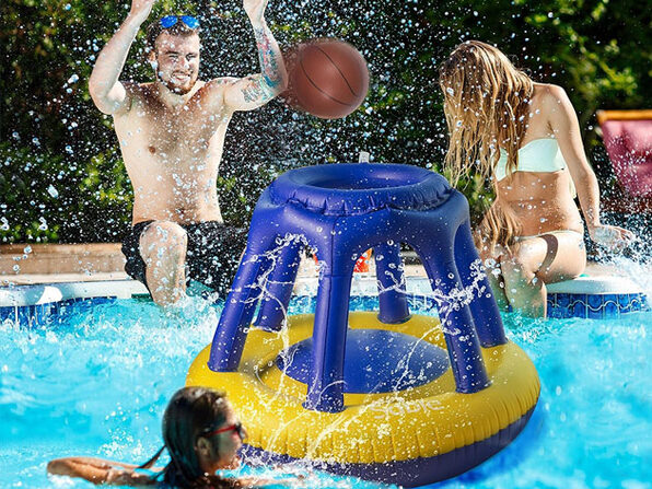 basketball inflatable pool