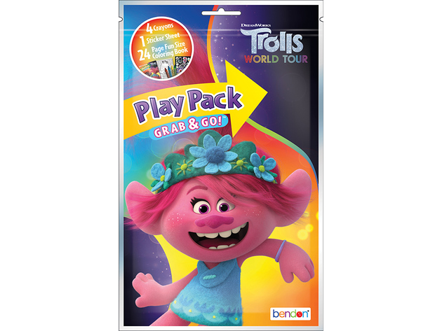 Party Favors - Trolls World Tour - Grab and Go Play Pack - 1ct - Yellow