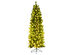 7 Foot Pre-lit Artificial Pencil Christmas Tree w/350 LED Lights