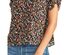 Rachel Rachel Roy Women's Hanna Ruched-Sleeve Top Black Size X-Small