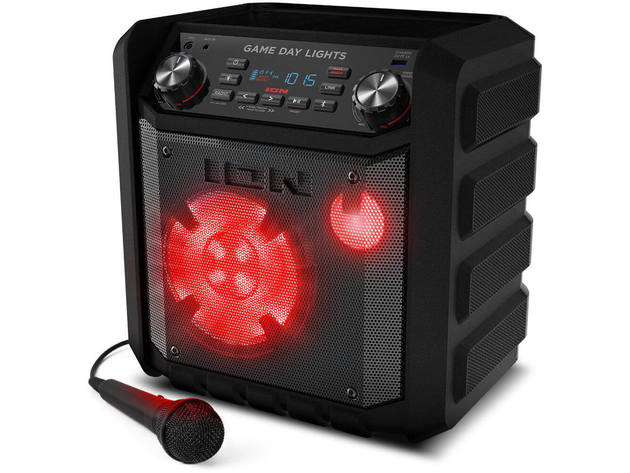 Ion Audio GAMEDAYLIGHT Game Day Lights Wireless Rechargeable Speaker System with Lights