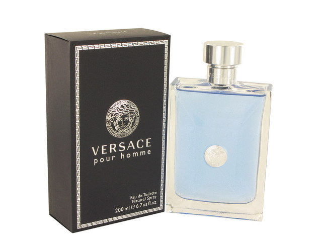Versace Pour Homme by Versace Eau De Toilette Spray 6.7 oz for Men (Package of 2)