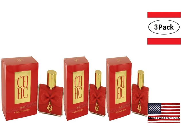 3 Pack CH Privee by Carolina Herrera Eau De Parfum Spray 2.7 oz for Women
