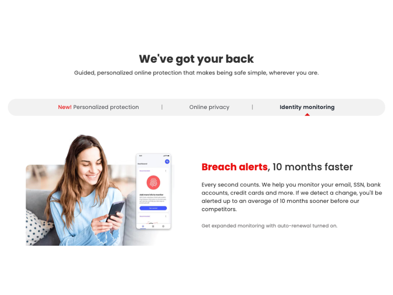 McAfee Total Protection 1-Device: 1-Year Subscription