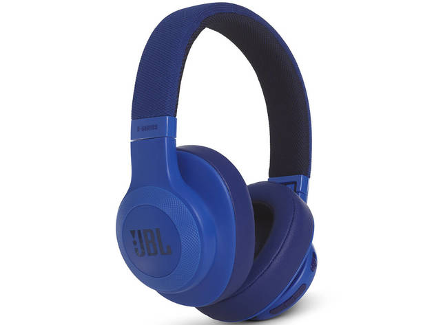 JBL E55BTBLU Wireless Over-Ear Headphones Blue