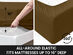 Super-Soft 1800 Series Bamboo Blend 3-Piece Sheet Set (Chocolate/Twin)