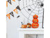 Costway Pre-Lit Halloween Pumpkin Lantern 3 Tiers Hand-Painted Ceramic Pumpkins - Orange