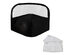 Black Cotton Face Mask with Eye Shield & Filters (2-Pack)