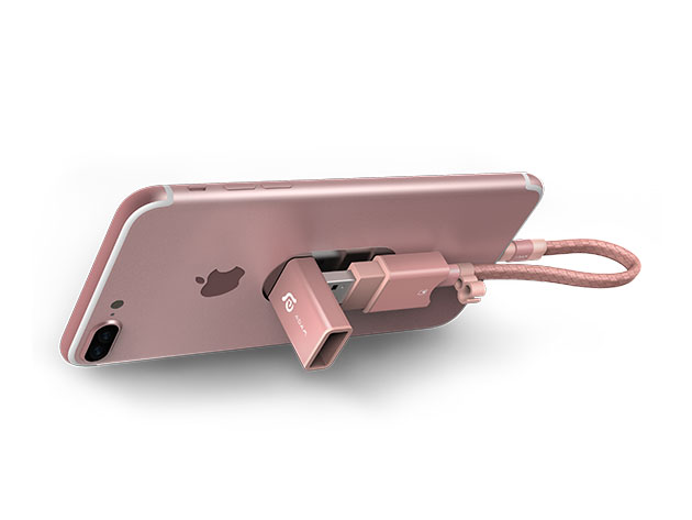 iKlips Wizard Storage Expanding Card Reader (Rose Gold 64GB)