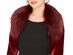 Tahari Asl Women's Velvet Faux-Fur-Collar Shrug Jacket  Purple Size Extra Large
