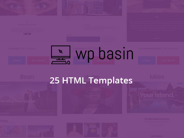 25 HTML Templates from Wpbasin