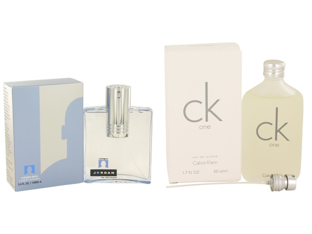 Gift set  JORDAN by Michael Jordan Cologne Spray 3.4 oz And  CK ONE EDT Pour/Spray (Unisex) 1.7 oz