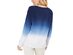 Style & Co Women's Cotton Ombre Sweatshirt  Blue Size Extra Large