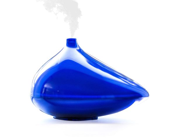 ZAQ Dew Essential Oil Diffuser LiteMist Ultrasonic Aromatherapy with Ionizer and Color-Changing Light - 80 ML Capacity, White