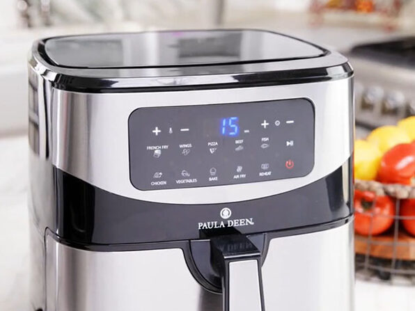 Paula Deen 1700W Stainless Steel 10Qt Digital Air Fryer | KSAT Deals