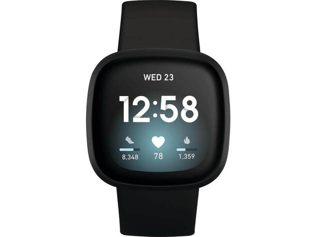 Fitbit Versa 3 Health & Fitness Smartwatch - Black