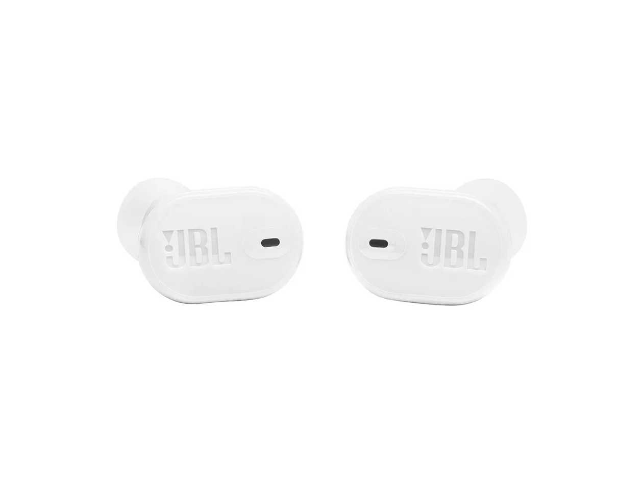 JBL Tune Buds 2 True Wireless Noise Cancelling Earbuds - Ghost White (Open Box)