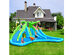 Costway Inflatable Kid Crocodile Bounce House Dual Slide Climbing Wall Splash Pool w/Bag