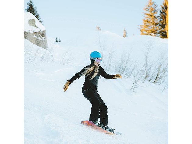 Wildhorn Drift Snowboard & Helmet US Ski Team Supplier - Large Glacier Blue