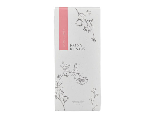 Rosy Rings Botanical Reed Diffuser - Apricot Rose 13oz