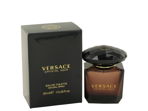3 Pack Crystal Noir by Versace Eau De Toilette Spray 1 oz for Women