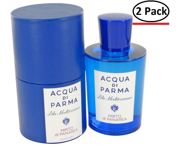 Blu Mediterraneo Mirto Di Panarea by Acqua Di Parma Eau De Toilette Spray (Unisex) 5 oz for Women (Package of 2)