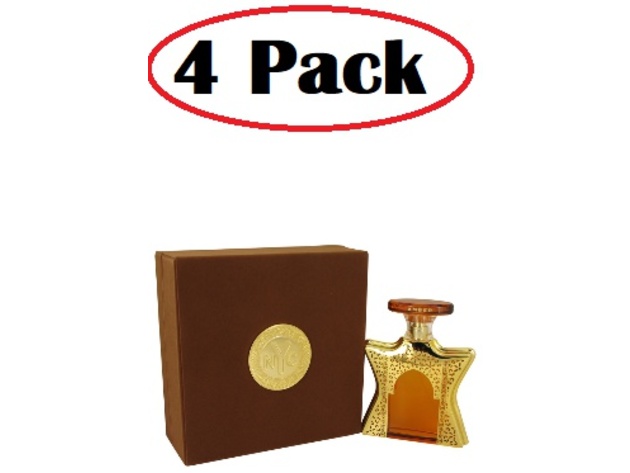 4 Pack of Bond No. 9 Dubai Amber by Bond No. 9 Eau De Parfum Spray 3.3 oz