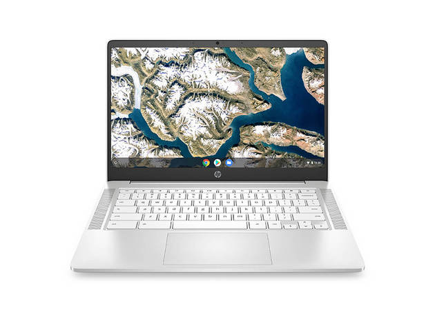 HP 14AND0020NR 14 inch Chromebook, 4/32GB - White