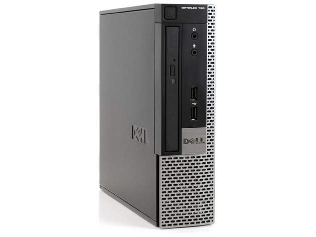 Dell OptiPlex 790 Ultra Small Form Factor Computer PC, 3.10 GHz Intel Core i3, 8GB DDR3 RAM, 120GB SSD Hard Drive, Windows 10 Home 64Bit (Renewed)
