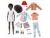 Creatable World Deluxe Character Kit with Customizable Doll for Creative Play, Black Curly Hair