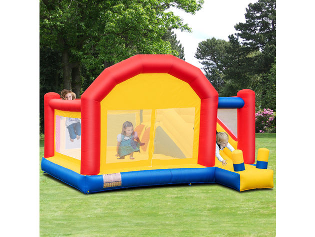 Costway Inflatable Bounce House Slide Bouncer Castle Jumper Playhouse without Blower