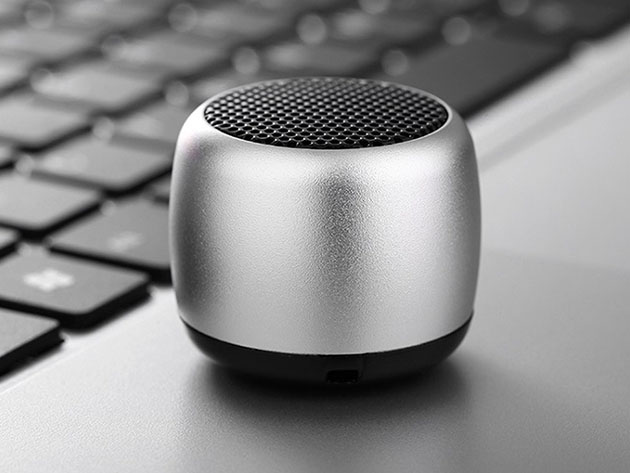 Little Wonder Solo Stereo Multi Connect Bluetooth Speaker (Silver)