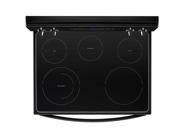 Whirlpool WFE505W0HB 5.3 Cu.Ft. Black Freestanding Electric Range