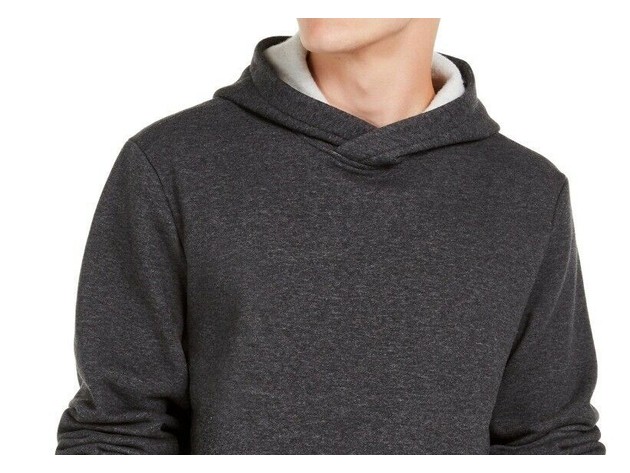 Ideology Men's Fleece Hoodie Gray Size XX-Large